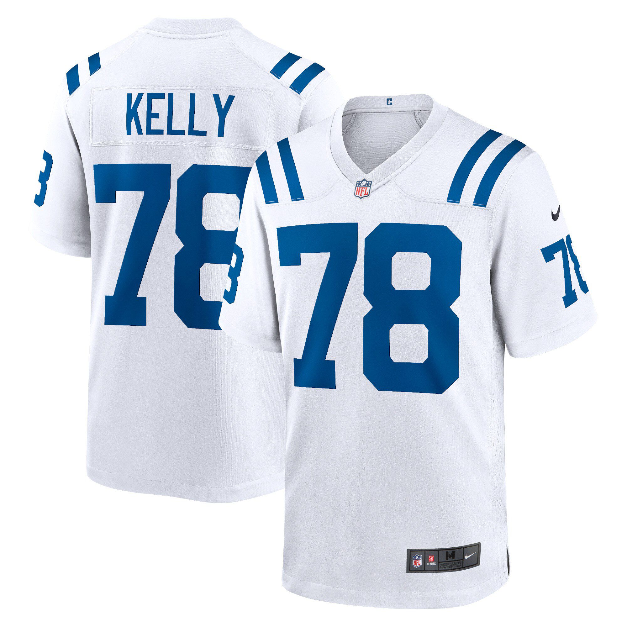 Men Indianapolis Colts 78 Ryan Kelly Nike White Game NFL Jersey